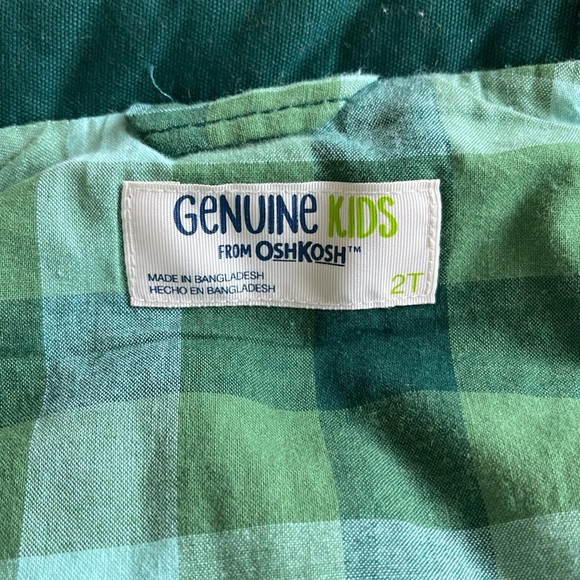 Green Hooded Vest with Wooden Buttons - Picture 6 of 6